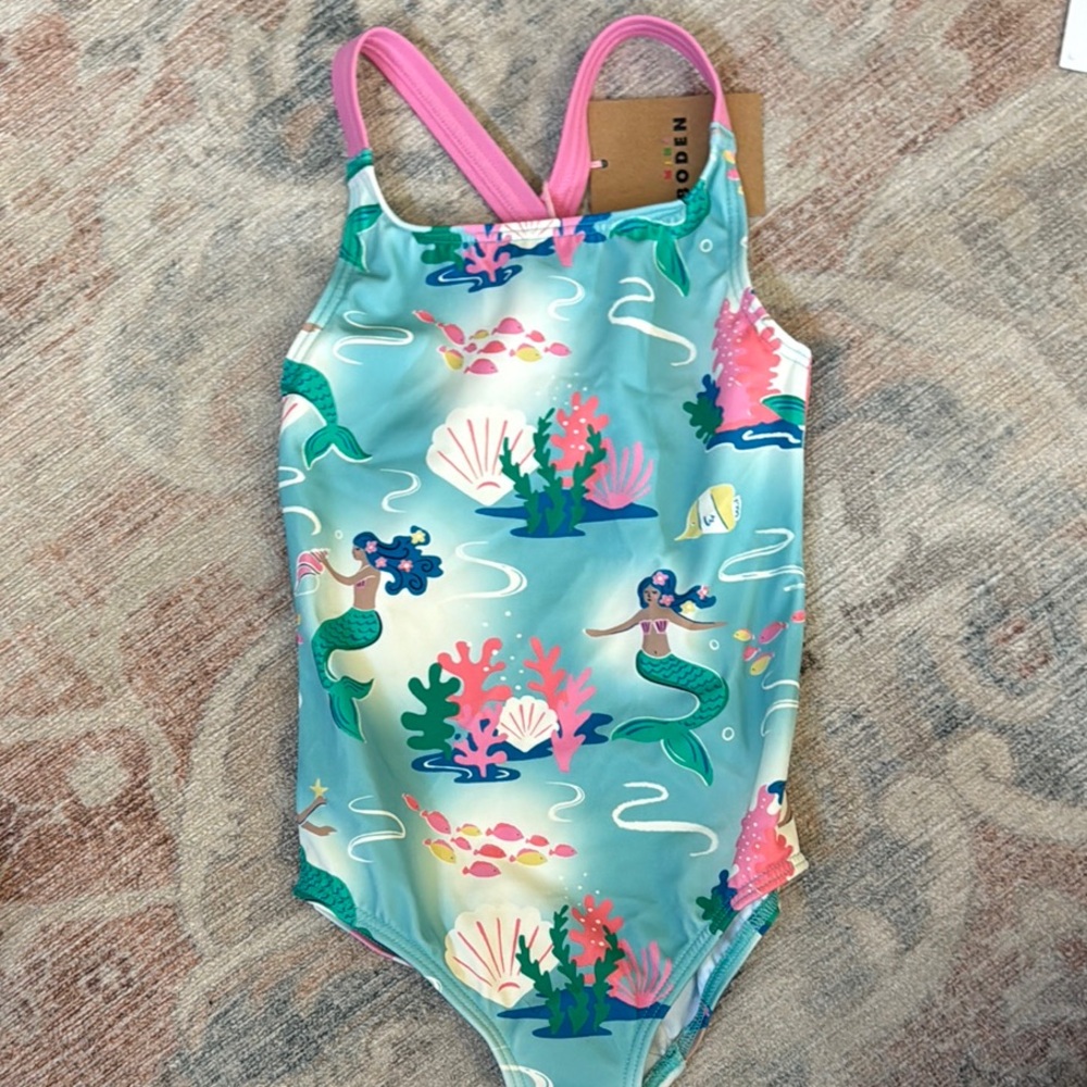 NWT mini Boden mermaid swimsuit